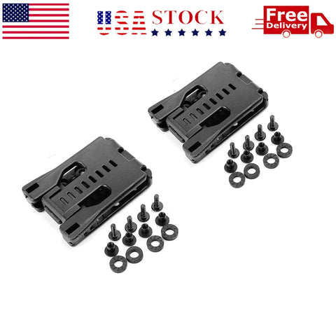 2 Pack Tactical Universal Holster Sheath Belt Clip Large Belt Clips with Screws | West Lake Tactical