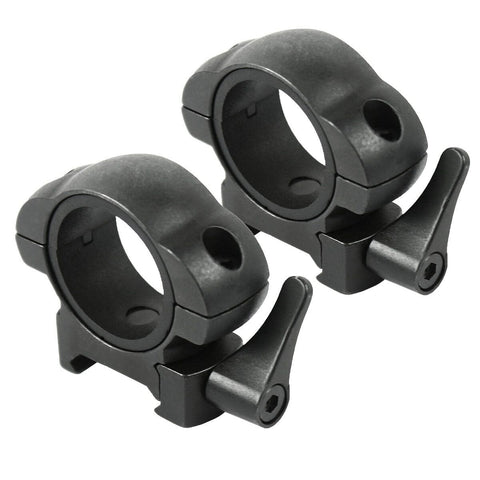 2 PCS Steel Scope Rings Low Picatinny Mount with 30mm / 1" Reducer