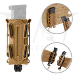 Tactical Scorpion Soft Shell 9mm Pistol Magazine Pouch Carrier Tall W/ Belt Loop