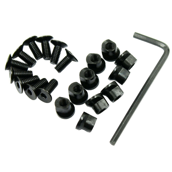 10 Pack KeyMod Screw and Nut Replacement Set for Rail Sections - with Wrench