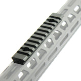 M-Lok 11 Slot Picatinny/Weaver Rail Handguard Section Aluminum 5" - Black