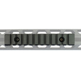 M-Lok 11 Slot Picatinny/Weaver Rail Handguard Section Aluminum 5" - Black