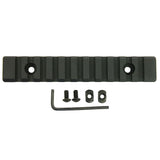 M-Lok 11 Slot Picatinny/Weaver Rail Handguard Section Aluminum 5" - Black