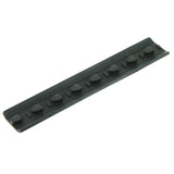 Pack of 6 Black KeyMod Rail Cover Textured Anti Slip Soft Rubber Panels -  6.25“