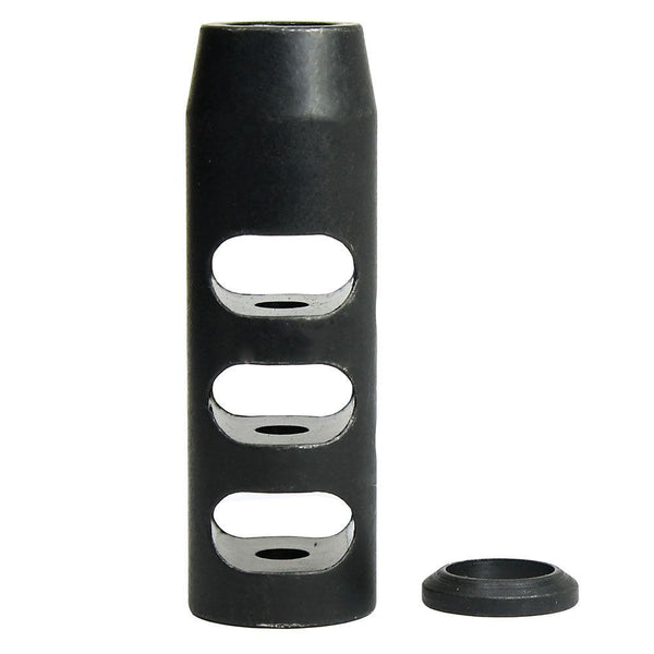 223/.223 5.56 1/2x28 TPI Compact Size Steel Muzzle Brake + Crush