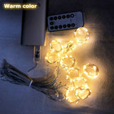 300 LED Curtain Lights String 3m x 3m USB Waterproof Twinkle Party Wall Lights