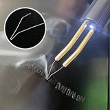 Hot Stapler Car Bumper Fender Fairing Welding Plastic Repair Kit W/ 200 Staples