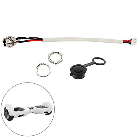 3 Pin Prong 4 Wire Charging / Charger Port for Self Balancing Scooter Hoverboard