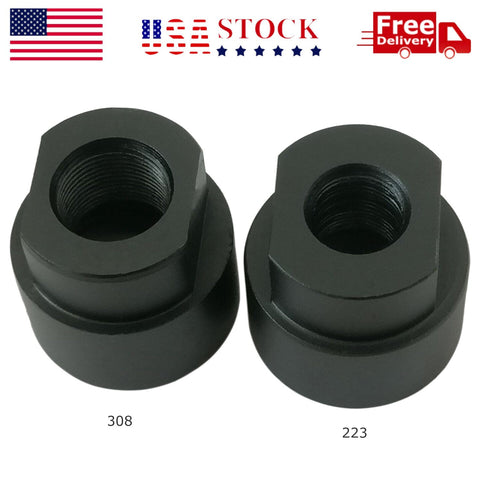 .223 &.308 Soda Pop Bottle 1/2"x28 5/8x24 TPI Cleaning Patch Trap Muzzle Adapter | West Lake Tactical