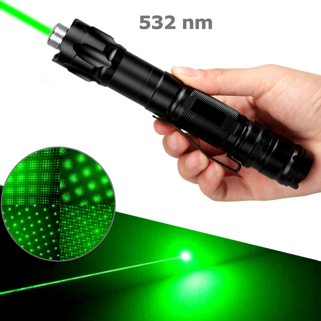 990 Miles 532nm Green Laser Pointer Pen Amazing Star Beam Astronomy Li ...
