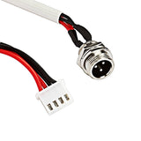 3 Pin Prong 4 Wire Charging / Charger Port for Self Balancing Scooter Hoverboard