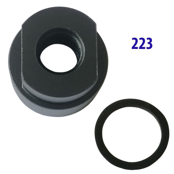 .223 &.308 Soda Pop Bottle 1/2"x28 5/8x24 TPI Cleaning Patch Trap Muzzle Adapter | West Lake Tactical