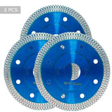 3 PCS Porcelain Tile Turbo Diamond Dry Cutting Saw Blade/Disc Grinder Wheel 4" / 4.5"