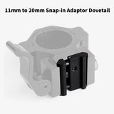 2X Dovetail Weaver Picatinny Base Snap in Rail Low Profile Adapter 11mm to 22mm | West Lake Tactical