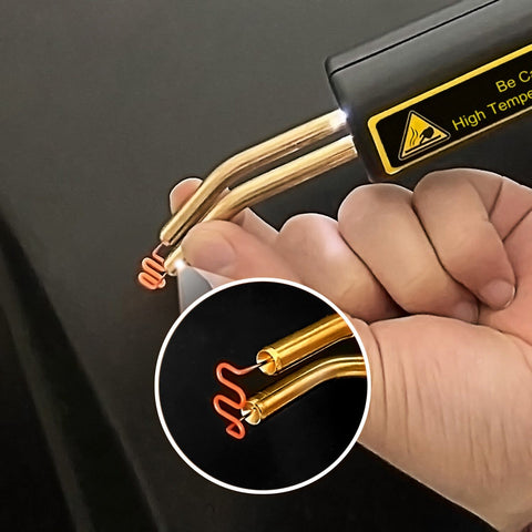 Hot Stapler Car Bumper Fender Fairing Welding Plastic Repair Kit W/ 200 Staples