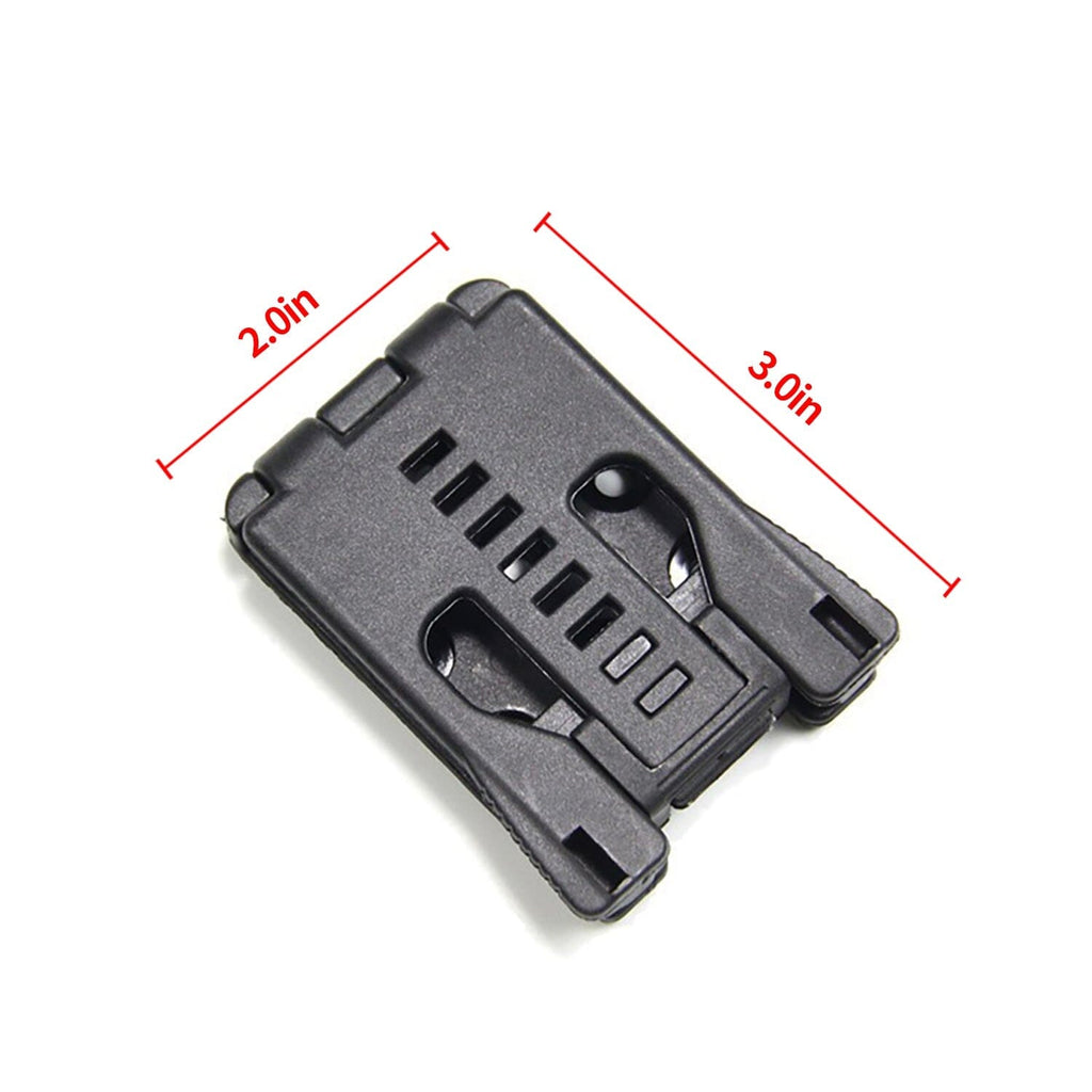 2 Pack Tactical Universal Holster Sheath Belt Clip Large Belt Clips with Screws West Lake Tactical
