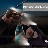 1 Pair LED Flashlight Gloves for Outdoor Fishing Camping Hiking Gloves Men Women