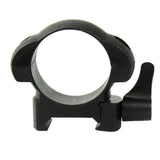 2 PCS Steel Scope Rings Low Picatinny Mount with 30mm / 1" Reducer