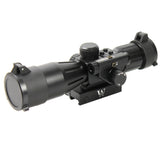 WLT 2.5-10x40IR Rifle Scope Mil-dot illuminated with Red Dot Laser Sight | West Lake Tactical