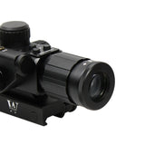 WLT 2.5-10x40IR Rifle Scope Mil-dot illuminated with Red Dot Laser Sight | West Lake Tactical