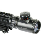 4-12X50 Tactical Rifle Scope Red Green Mil-dot illuminated with Side Rails-Mount | West Lake Tactical