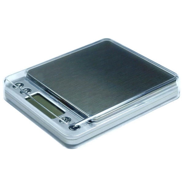 2000g x 0.1g Digital Precision Scale with 4" Platform and Trays - oz g ct gn - West Lake Tactical