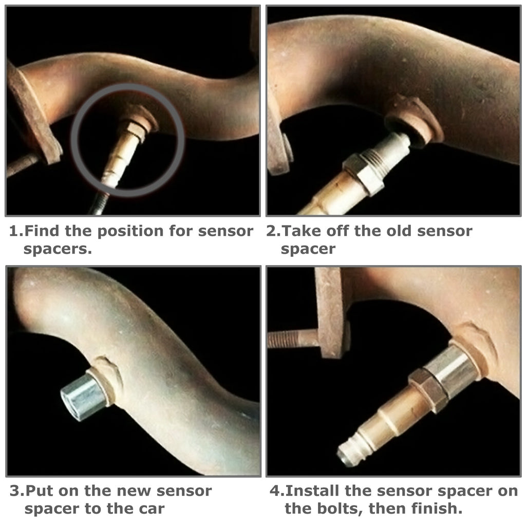 Oxygen O2 Sensor Spacer Adapter Bung Catalytic West Lake Tactical