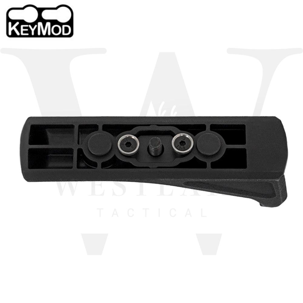 Tactical KeyMod Angled Forward Foregrip Fore Grip Forend Hand Stop Bla ...