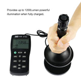 1200 Lumen Tactical Flashlight Rechargeable with M-Lok Rail Mount Remote Switch