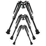6" to 9" Carbon Fiber Adjustable Spring Return Hunting Rifle Bipod