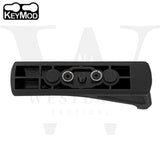 Tactical KeyMod Angled Forward Foregrip Fore Grip Forend Hand Stop Black / Tan