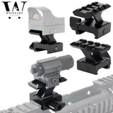 Lockdown Picatinny Riser High Profile Red Dot Picatinny Mount 3 Slots