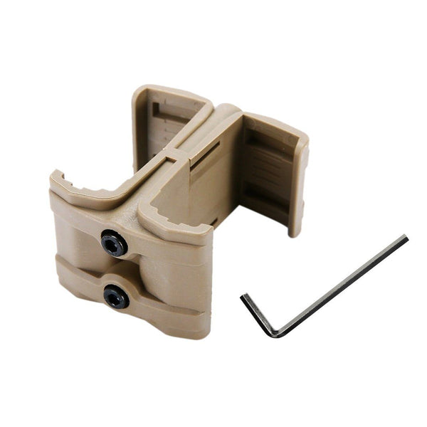 Tactical Magazine Coupler Parallel Connector Link Clamp Double Holder Mount 5.56