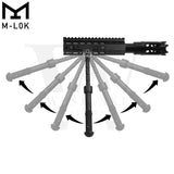 Hunting Tactical M-LOK Rifle Bipod Adjustable 6.5-9 Inches