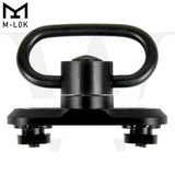 M-LOK Heavy Duty QD Sling Swivel Adapter Mount with Swivel for M-LOK Interface