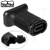 Tactical Keymod Foregrip Vertical Angel Short Grip with Storage Black or Tan - West Lake Tactical