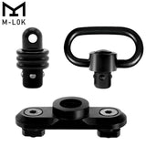 M-LOK HD QD Sling Mount Swivel With Quick Detach Stud Attachment + Sling Swivel | West Lake Tactical