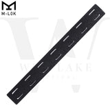 5.5" M-LOK Rail Panel Cover Handguard Slot Covers Snap-in 5 PCS Pack Black / Tan