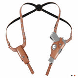 Tactical Gun Holster Shoulder Leather Pistol and Mag Concealed Vest 2 Color | West Lake Tactical