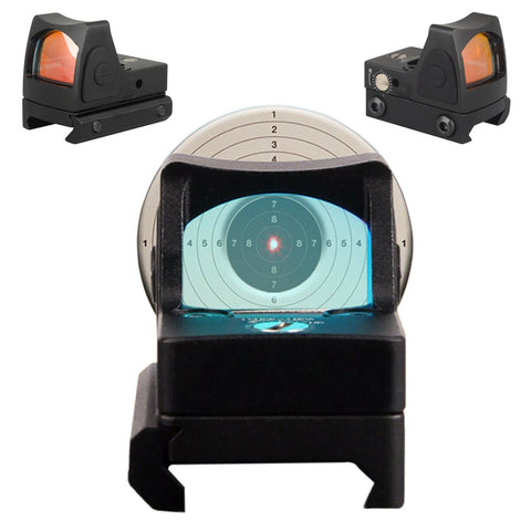 Mini Red Dot Sight Collimator for Glock / Rifle Reflex Sight Scope Fit 20mm | West Lake Tactical