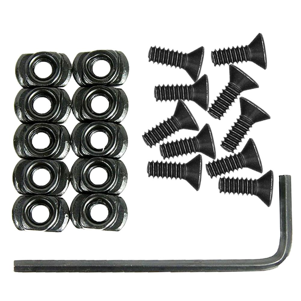 10 Pack M-LOK Screw and Nut Replacement Set for Rail Sections