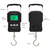Digital Fish Scale Hanging Scale w/ Built-in Measuring Tape Backlit LCD Display