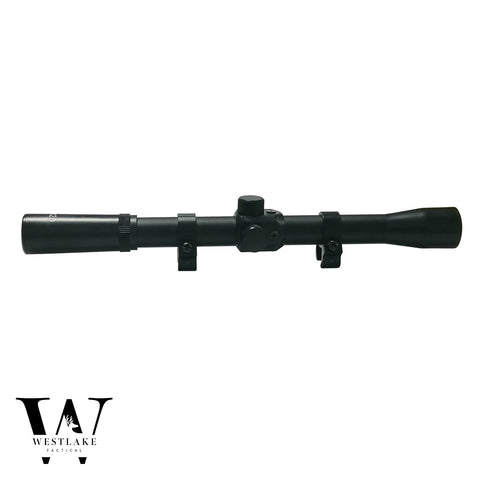 4X20 Scope w/ Ring Mounts Rapid Range Hunting Tactical Rifle Air Gun Crossbow | West Lake Tactical