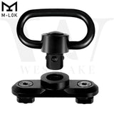 M-LOK Heavy Duty QD Sling Swivel Adapter Mount with Swivel for M-LOK Interface