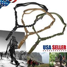 Tactical One 1 Single Point Bungee Rifle Gun Sling Strap w/ Quick Release Buckle