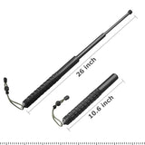 26“ 3 Section Portable Telescopic Trekking Pole Alpenstock Defense Stick Emergency | West Lake Tactical