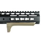 Tactical Fore Grip Foregrip Handstop Fits M-LOK KeyMod Handguard Polymer Tan - West Lake Tactical