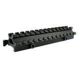 13 Slot Double Rail Quick Detach Picatinny Angle Mount Weaver Rail Scope Mount