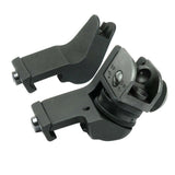 Front and Rear 45 Degree Offset Rapid Transition BUIS Backup Iron Sight Set