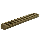 Tactical Polymer Picatinny Weaver Rail Section Set of 4 for MOE Handguard - Tan